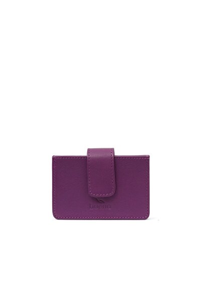 BUENO Παπούτσια Mor Δερμάτινη Θήκη Κάρτας Unisex 01uc4010