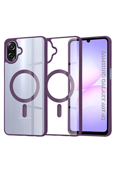 Evolium Phone Case for Samsung Galaxy A07 4G, MagSafe, TPU, Evolium, Purple
