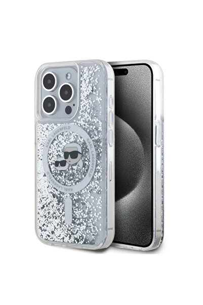 Stef's Cat Θήκη iPhone 15 Pro, Γάτα της Στεφ, Υγρό Γκλίτερ MagSafe (KLHMP15LL...