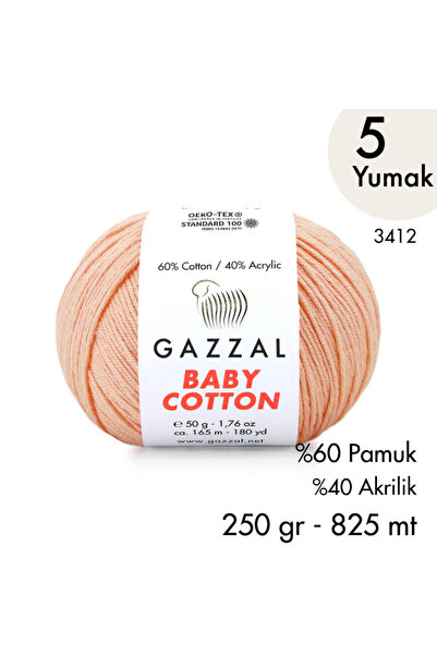 Gazzal Baby Cotton Amigurumi 50gr - Örgü Ipi 3412