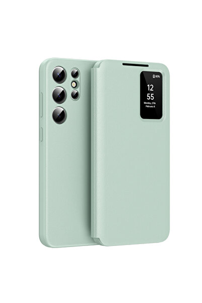 Techsuit Husa pentru Samsung Galaxy S24 Ultra, Techsuit, PU, Verde