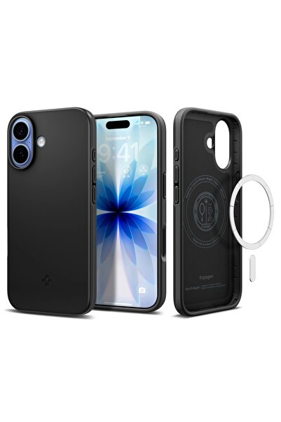 Spigen Husa pentru iPhone 17, Spigen, Policarbonat, Negru