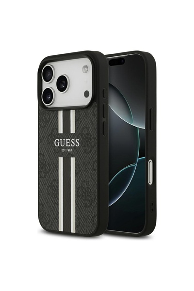 Guess Θήκη για iPhone 17 Pro Max, Guess, PU ​ ​ Μαύρο