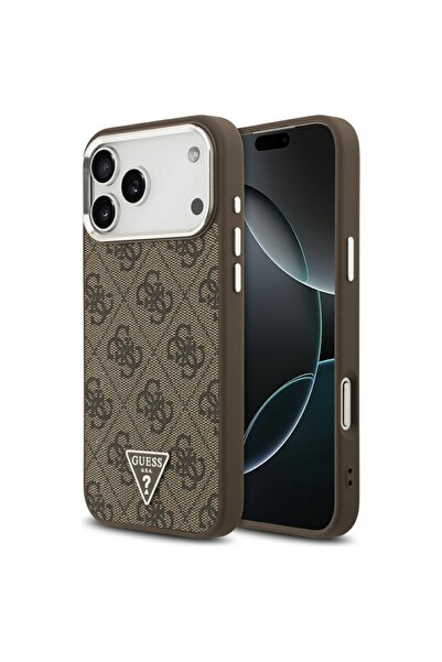 Guess Θήκη για iPhone 17 Pro Max, Guess, PU ​ ​ Καφέ