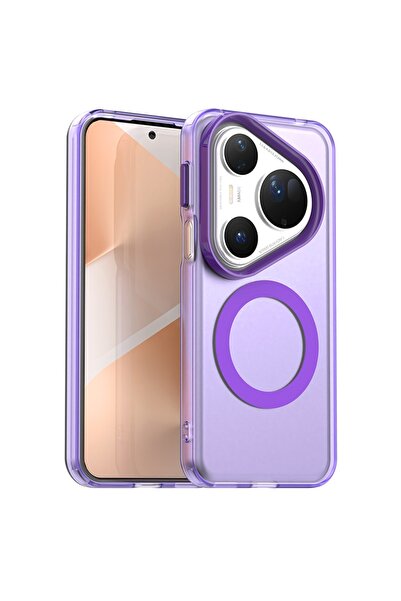 Stef's Cat Θήκη για Huawei Pura 80 Ultra, Γάτα του Στεφ, CandyCase MagSafe, μωβ