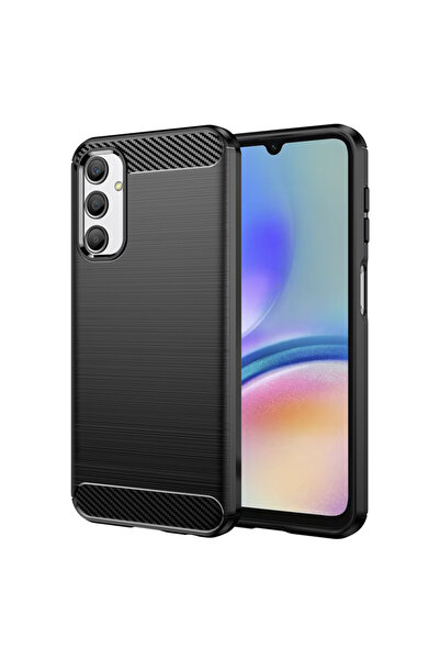 DAMUR Husa Carbon Samsung Galaxy A05s, Silicon TPU Durabil, Grip Anti-Aluneca...