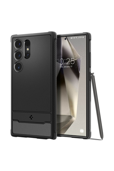 Spigen Husa pentru Samsung Galaxy S24 Ultra, Spigen, TPU, Negru