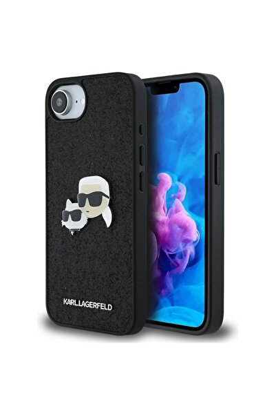 Karl Lagerfeld Θήκη για iPhone 16e / iPhone 17e, Σκληρή θήκη με σταθερό γκλίτ...