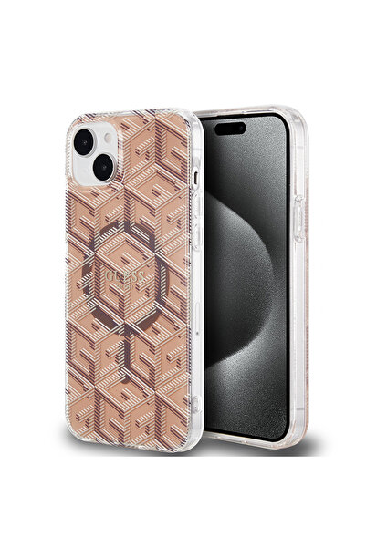 Guess Husa pentru iPhone 15 Plus, Guess, TPU, Maro