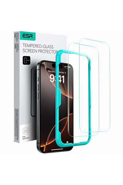 ESR Folie pentru Apple iPhone 16 / 15, Esr, Sticla, Negru