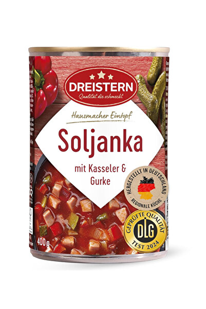 dreistern Σολγιάνκα παραδοσιακή σούπα με καπνιστό χοιρινό κομμάτι και τουρσί ...