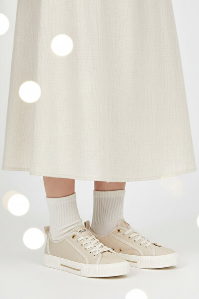 İnci DP-6767 حذاء كاجوال نسائي يومي باللون البيج