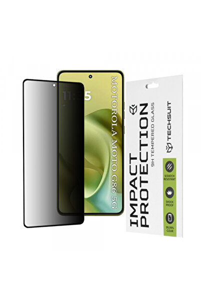Techsuit Folie de protecție anti-spion pentru Motorola Moto G86, Sticlă secur...
