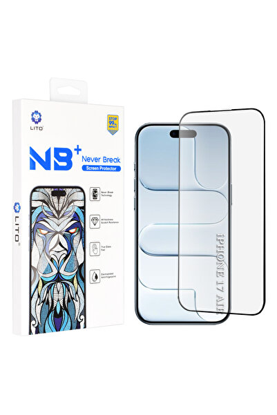 Lito Αλουμινόχαρτο για Apple iPhone 17 Air, Λίθο, Κεραμικό, Μαύρο