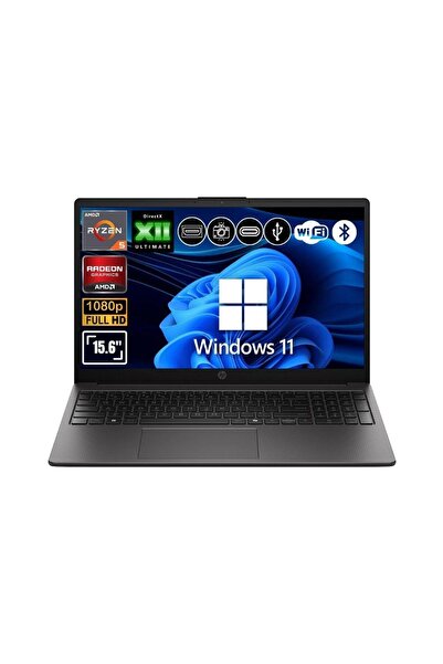 HP 255R G10 AMD Ryzen 5-7535U 8GB Ram 512GB NVMe SSD 15.6" Full HD Win11Pro N...