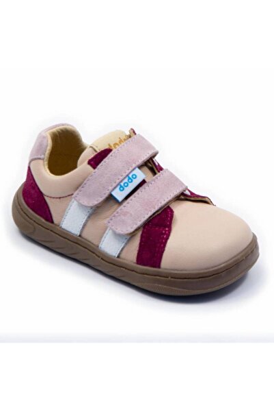 DODO SHOES Pantofi copii barefoot Active, Culoare Cream din piele naturala, t...