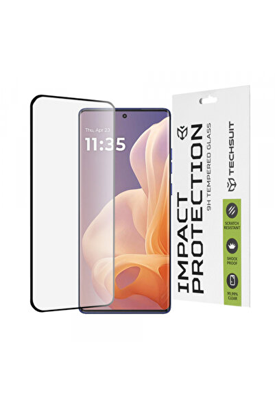 Techsuit Screen Protector for Motorola Moto G85, Tempered Glass, Full Glue, 111d