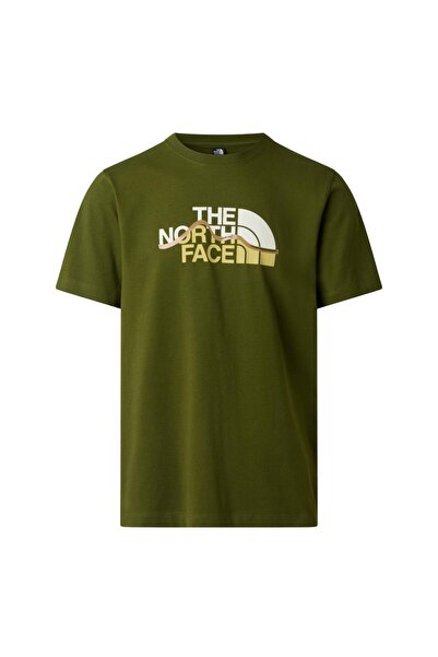THE NORTH FACE M Mountain Line Regular Short Sleeve Tee Men's T-Shirt Nf0A8Gu...