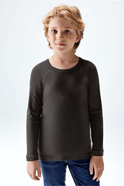 Brix Tricou cu mânecă lungă raglan pentru băieți, 100% bumbac, 8531, culoare ...