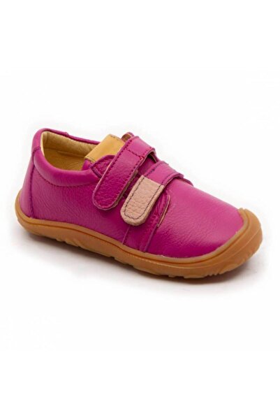 DODO SHOES Pantofi copii barefoot Noah, Culoare Berry din piele naturala, tal...