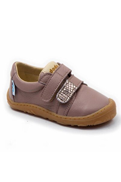 DODO SHOES Pantofi copii barefoot Noah Dusty, Culoare Rose din piele naturala...