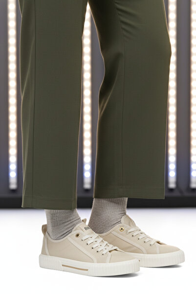 İnci حذاء كاجوال نسائي يومي باللون البيج DP-9287