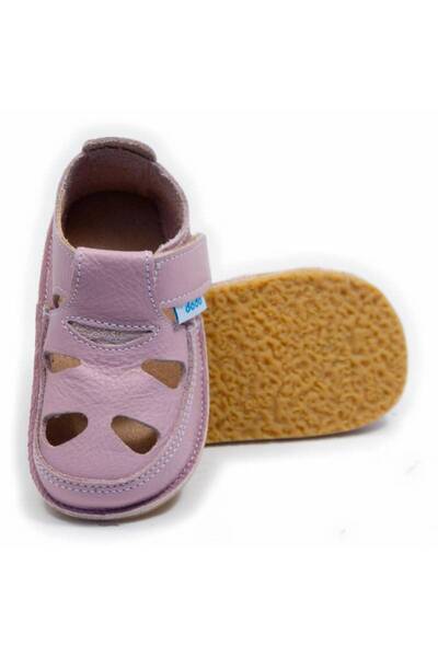 DODO SHOES Sandale copii barefoot Dodo Shoes, Culoare Cameo din piele natural...