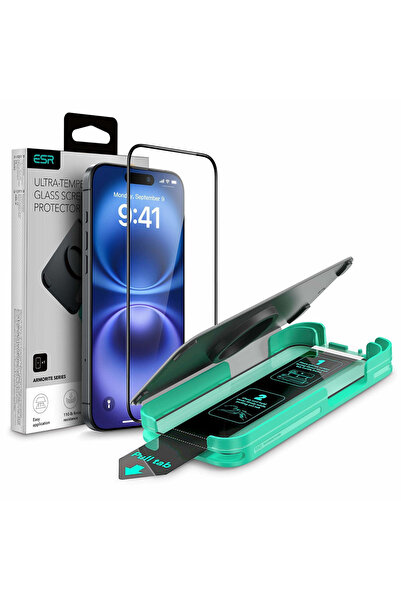 ESR Folie pentru Apple iPhone 16 Pro Max, Esr, Sticla, Negru