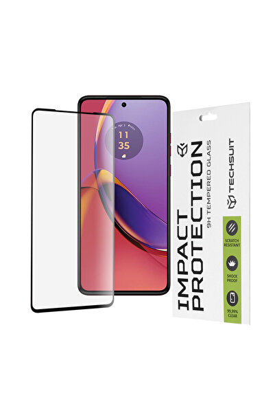 Techsuit Защитно фолио за Motorola Moto G84, противоударно; с цялостно залепв...
