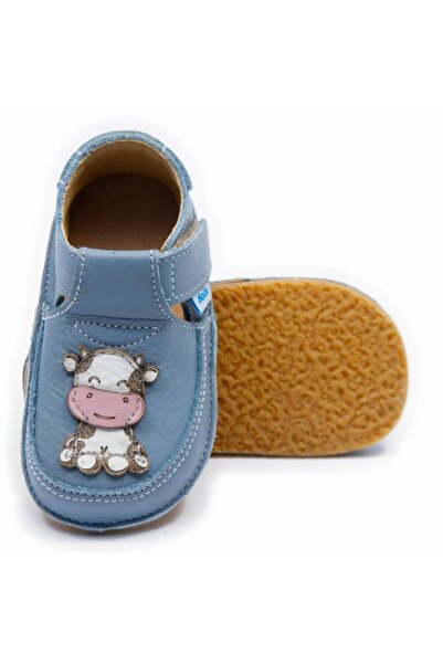DODO SHOES Pantofi copii barefoot Milky, Culoare Baby Blue din piele naturala...