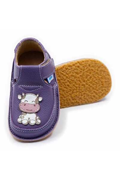 DODO SHOES Pantofi copii barefoot Milky, Culoare Violet din piele naturala, t...