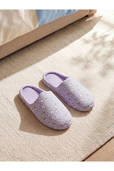 LC Waikiki Γυναικείες παντόφλες σπιτιού με μικτά σχέδια λουλουδιών (S6)