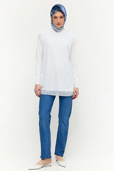 Setrms Şifon Parçalı Basic Tunik