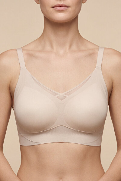 C&City Σουτιέν χωρίς μπανέλες, χωρίς ραφές, με επένδυση κοπής με λέιζερ CC419...