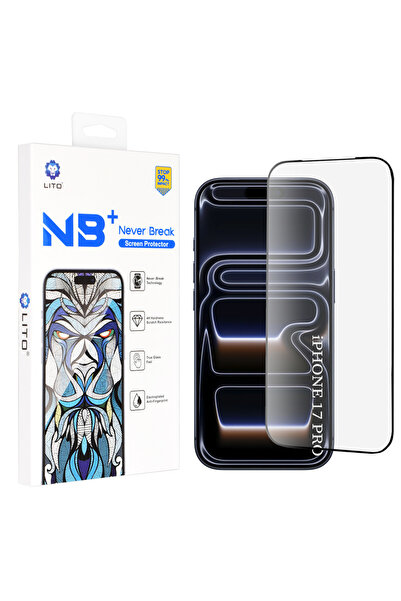 Lito Αλουμινόχαρτο για Apple iPhone 17 Pro, Λίθο, Κεραμικό, Μαύρο