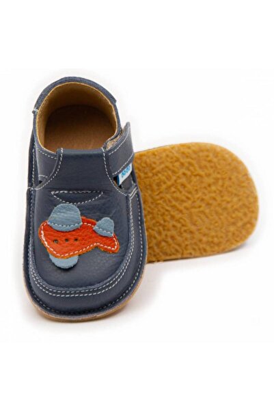DODO SHOES Pantofi copii barefoot Avion, Culoare Smokey Sky din piele natural...