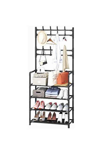 VmaxVision 3 in 1 Multifunctional Shoe Rack,Coat Stand and Storage Shelf with...