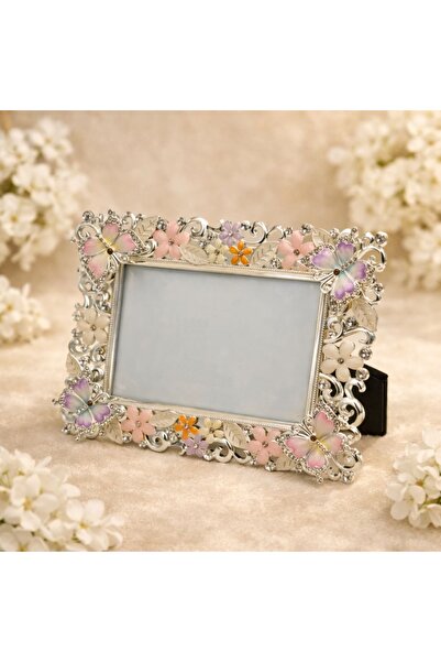 Azay Κορνίζα φωτογραφίας με λουλούδια και πεταλούδες, 15x10 εκ., Κομψό δώρο γ...