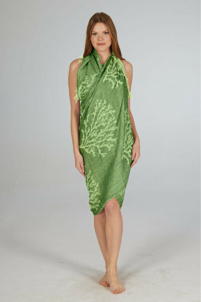 Estiva Dal Patterned Peshtamal with Tassel Edge