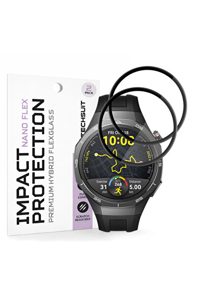 SOHO Mobile - Nano Flex (2 pack) - Huawei Watch GT 5 Pro 46mm - Black, acoper...