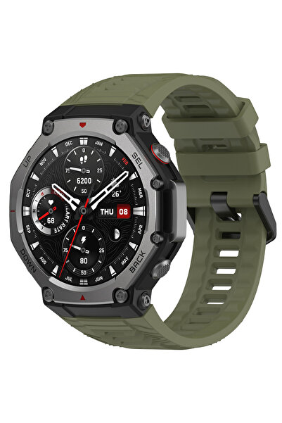 Techsuit Λουράκι για ρολόι Amazfit, Techsuit, Σιλικόνης, Πράσινο