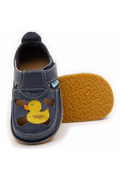 DODO SHOES Sandale copii barefoot Ratusca, Culoare Smokey Sky-Ga, piele natur...