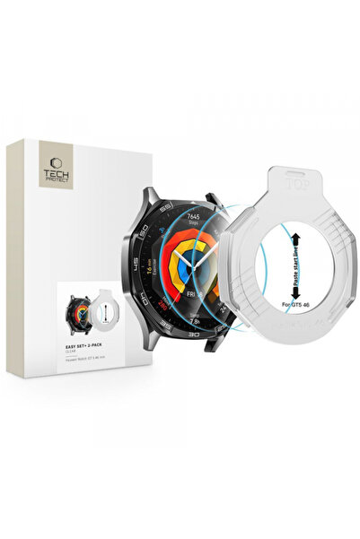 Tech-Protect Folie pentru Huawei Watch 46 mm, Tech-Protect, Nano Glass, Trans...