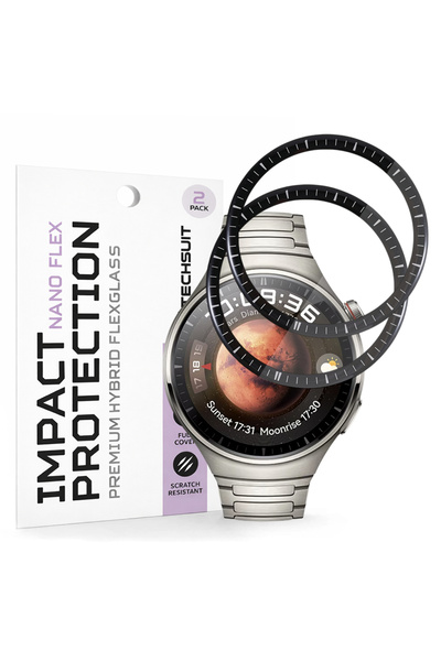 Techsuit Θήκη Huawei Watch, Techsuit, Πλαστικό, Μαύρο