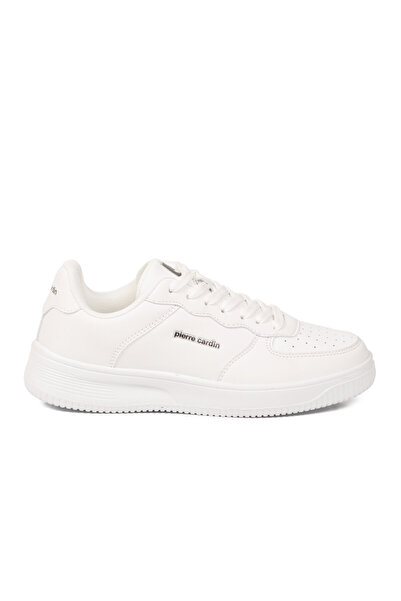 Pierre Cardin White Lace-Up Lightweight Unisex Sports Shoes Pci-10120 Z