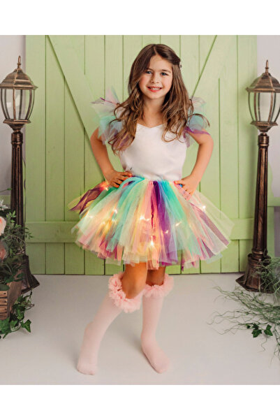 fustite cu luminite Παστέλ Στολή Ουράνιο Τόξο, Πασχαλινό Σετ 3 τεμαχίων - 2-3...