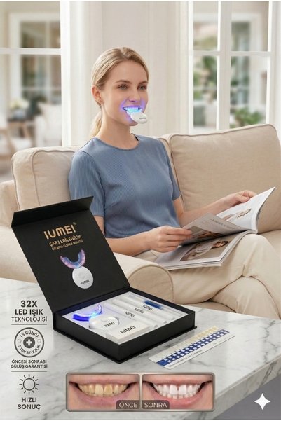 IUMEI Professional 32 Led Teeth Whitening Kit Fast Effective Safe at Home Includes 4 Pens