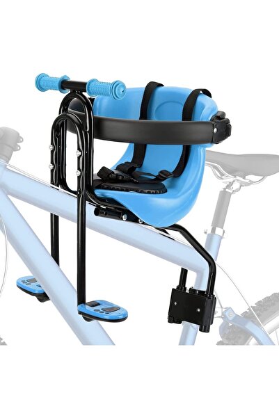 İdeas4comfort Παιδικό κάθισμα ποδηλάτου, εμπρόσθιας τοποθέτησης, υποπόδιο, ιμ...