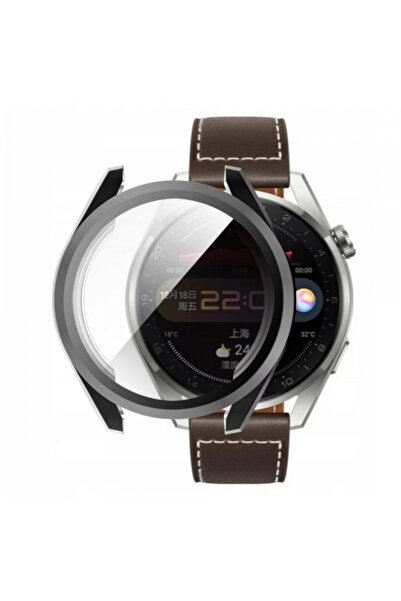 Techsuit Protectie pentru Huawei Watch, Techsuit, Plastic, Black