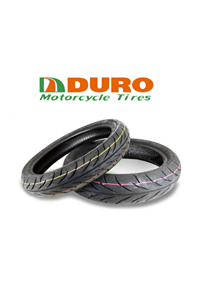 Duro 100/80-17 Ve 130/70-17 HF918 Takım Lastik Bajaj Pulsar RS200/NS200 - Dom...